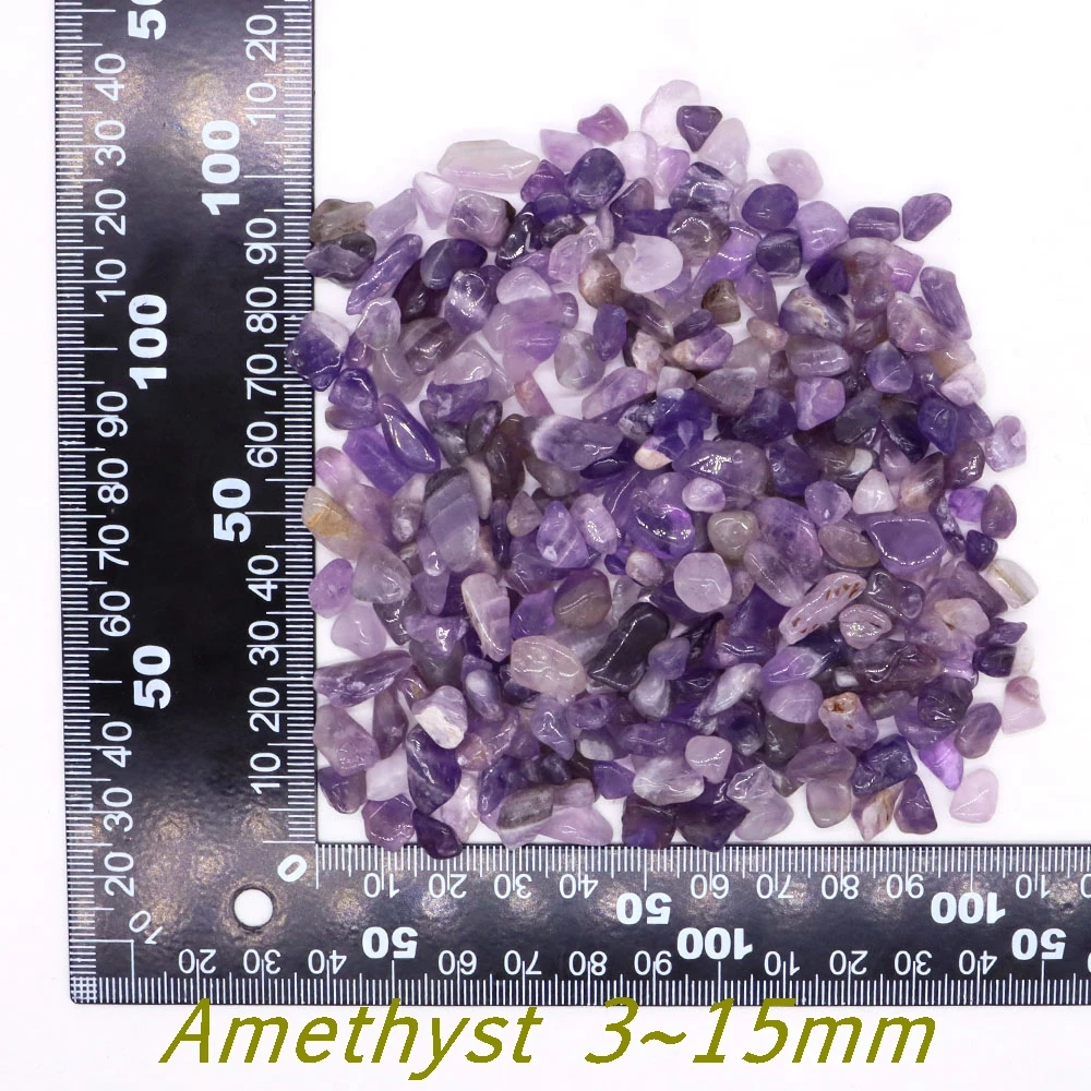 Description Picture 4 of item50/100g Natural Crystals Stones Gravel Bulk Chip Quartz Ore Healing Tumbled Wholesale For Jewelry Making Aquarium Home Decor