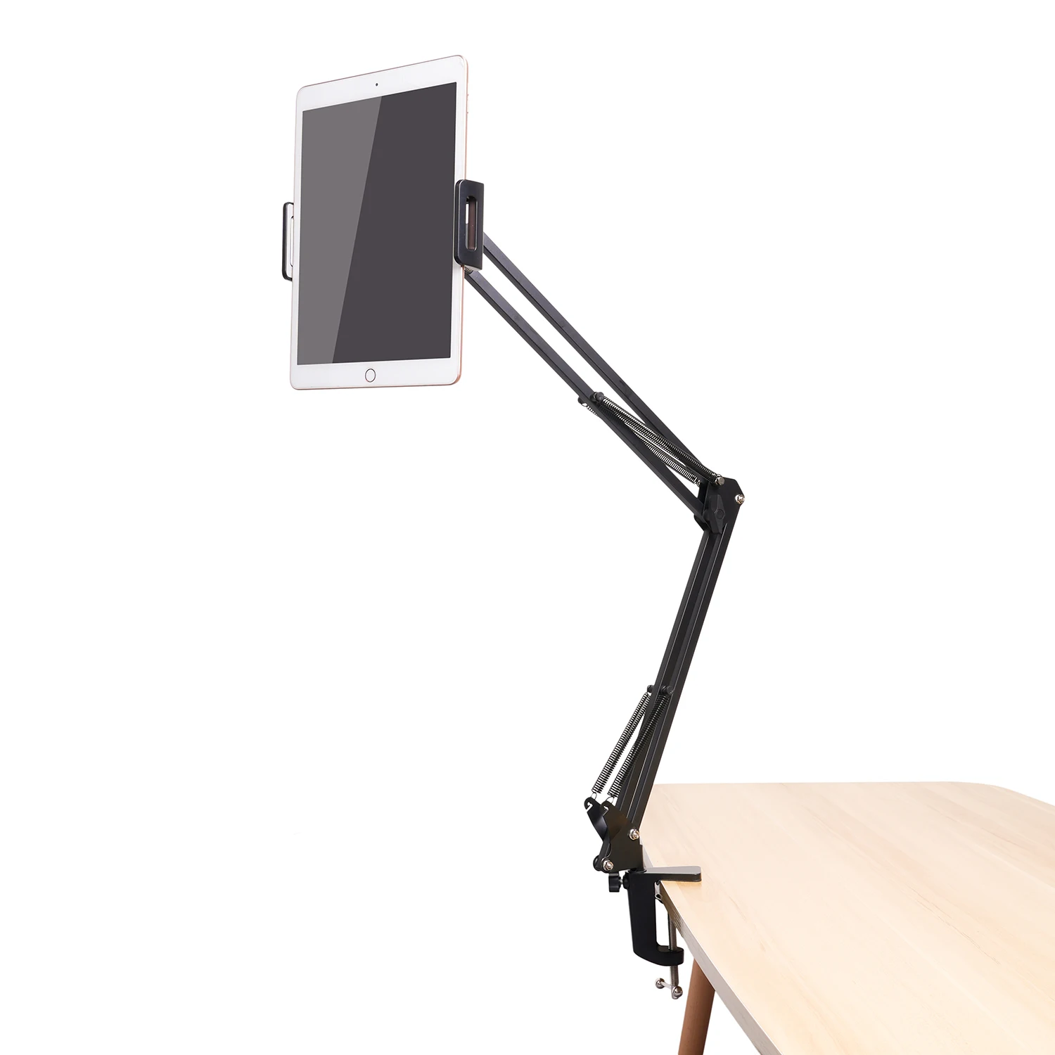 Desktop Metal Tablet Stand Braço Ajustável Suporte Preguiçoso para Ipad Smartphone Holder Bed Mount