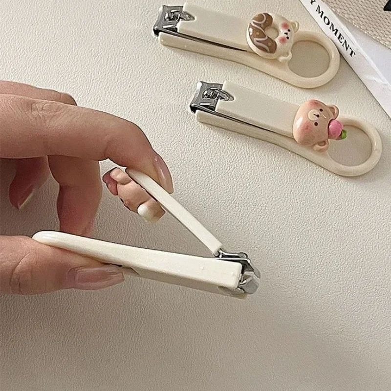 Baby Cute Cartoon Animal Bear Nails Clippers Cutter for Kid Girls Portable Nail Scissor Clippers Beauty Trimmer Care Accessories
