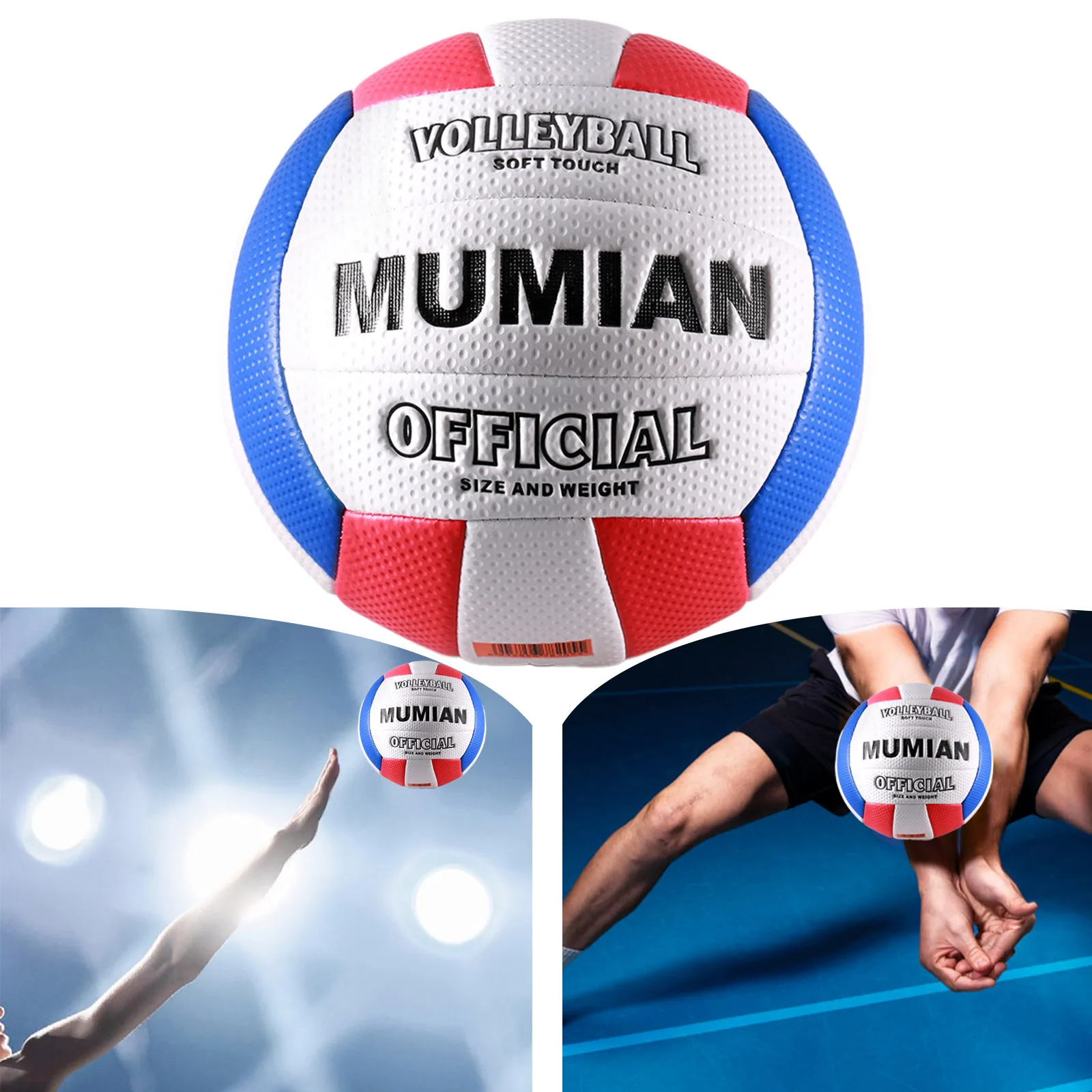 Outdoor Volleyball Professional Beach Volleyball for Beginners Competition,Volleyballs for Kids Adults Gym Beach Games Play