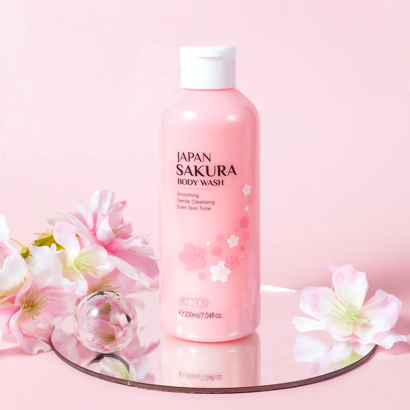 Sakura Body Wash and Shampoo Set for Hydration