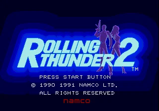 Rolling Thunder 2 Scheda Di Gioco Md A 16 Bit Per Console Sega Megadrive Genesis A 16 Bit