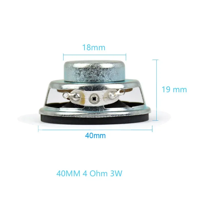 Mini 1.5 Inch Full Frequency Portable Speakers 2Pcs 4ohm 3W Small 40MM/36MM Stereo Audio Sound Hifi DIY Home BT Loudspeaker