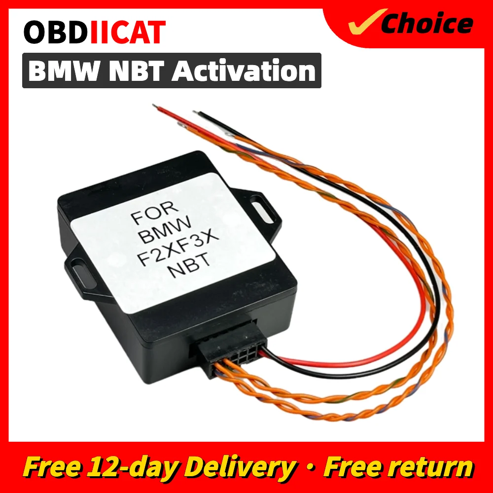 

OBDIICAT For Cars For B--M--W NBT EVO G11 G12 Activate TV Free VIM Video in Motion Navigation Emulator