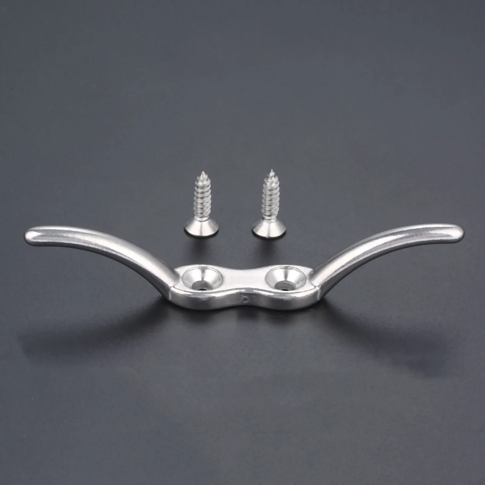 FHelectronic 4 Inch Stainless Steel Boat Rope Cleats Marine Hardware