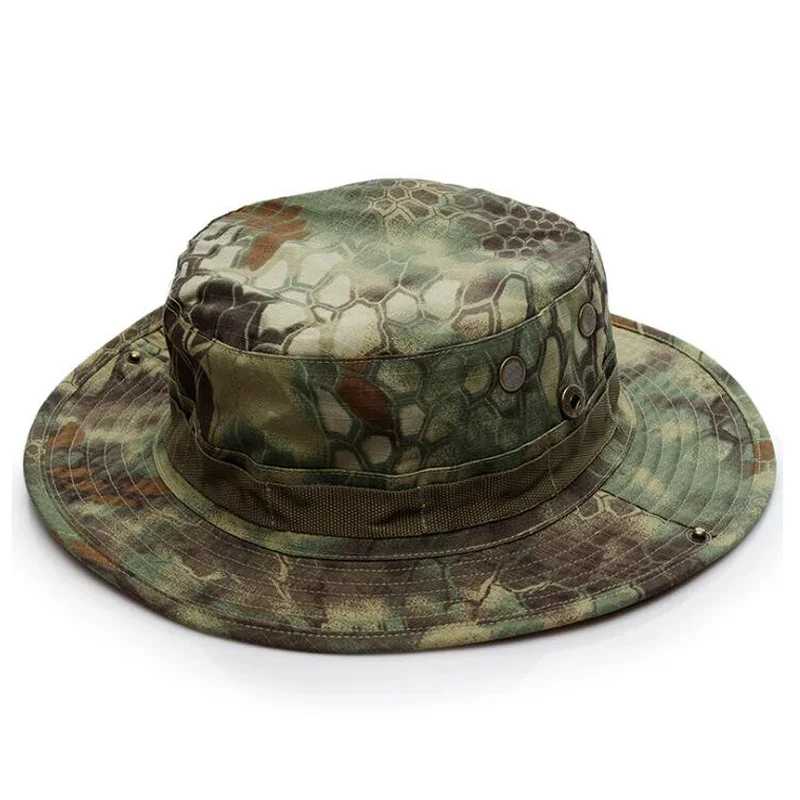 Airsoft Tactical Sniper Camouflage Boonie Hats Nepalese Cap Fishing Hat Men's Sunscreen Sombrero Hunting Camping camouflage hat tactical hat tactical boonie hat