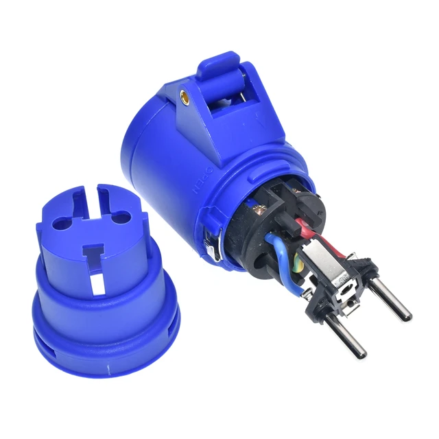 Adattatore CEE 230V/16A A Presa Schuko - IP44, Resistente Agli Spruzzi | Per Uso Professionale | Cavo In Gomma - Foto 8