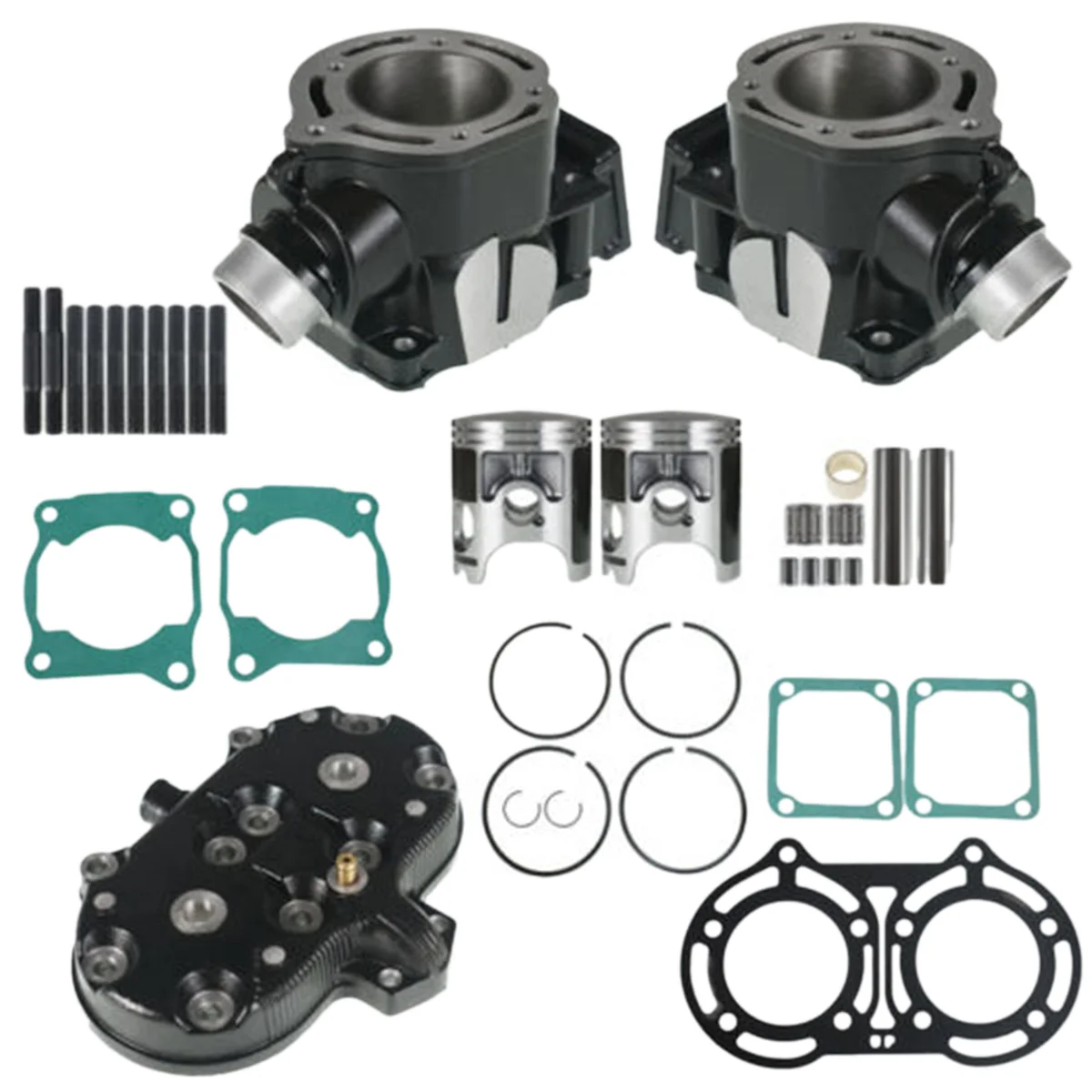 Cylinder Kit With Cylinder Head For Yamaha Yfz350 Banshee 350 19872006