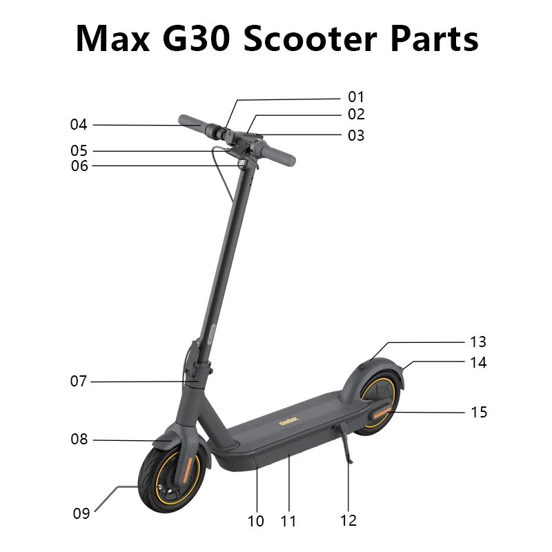 Electric Scooter Spare Parts Max G30 Scooter Parts G30 Various Repair Spare Parts For Ninebot Max Scooter Replacement Aceesoories