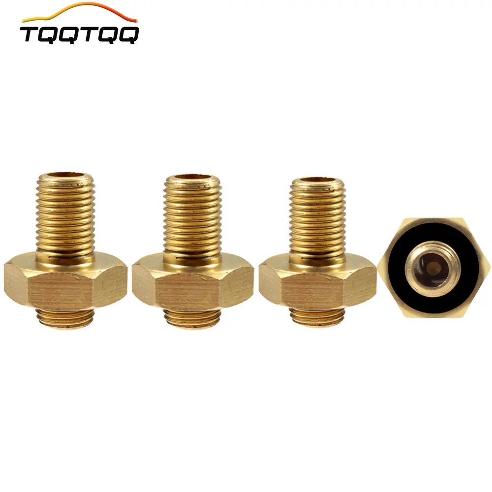 TQQTQQ4PcsSetLargeBoreBrassTireValveStemReducerAdapter