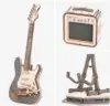 Robotime ROKR Electric Guitar Model Gift for Kids Assembly Creative Toys Building Block Set 3D Wooden Puzzle - TG605K 4