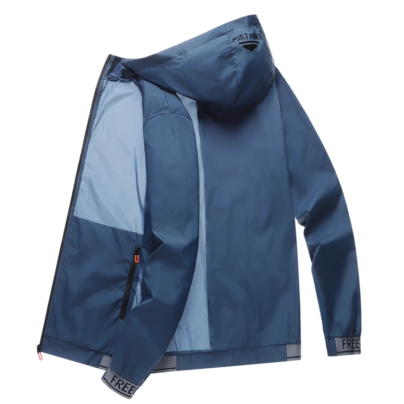 Outdoor Jackets Cooling Jackets Summer detachable hooded sun protection suit cool and breathable sports windbreaker outdoor skin suit fishing sun protect