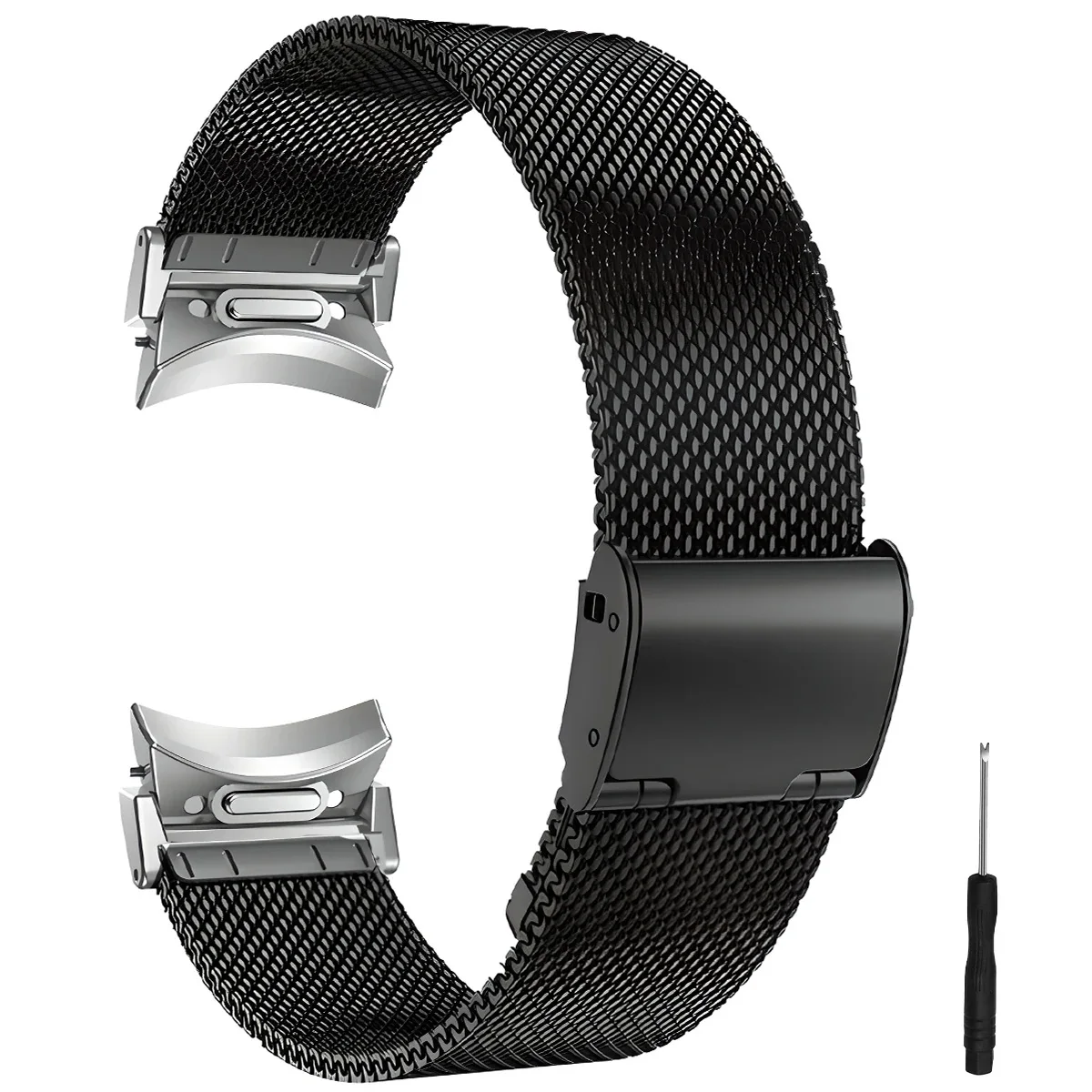 Elegant Milanese Mesh Metal Band for Smartwatch - Quick Fit Design Bracelet Strap