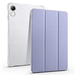 Slim Lightweight Tablet Case with Smart Cover, Shockproof Clear Back, and Pencil Holder - 11.5 - Inch - Honor Pad X8Pro 11.5 (Purple)