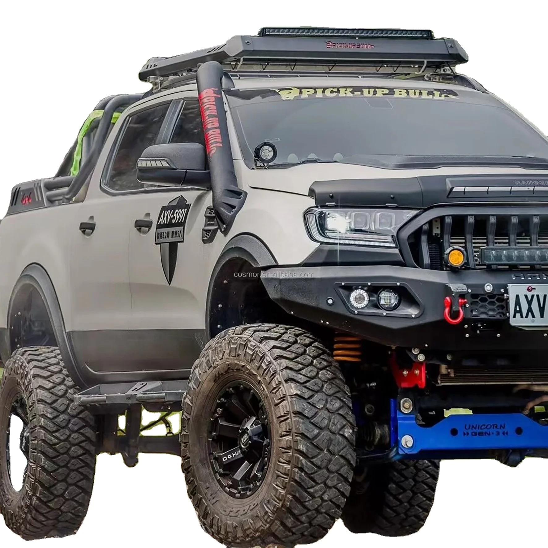Bull Bar Paraurti Anteriore Per Ford Ranger Hilux 2021 Np300 21 Dmax 21 Standard Lc 100 Personalizzato