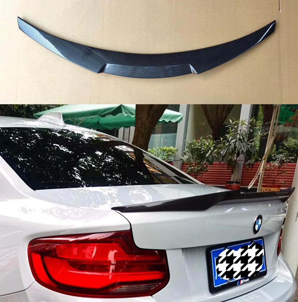 M4 Style Glossy black Rear Roof Spoiler Trunk Lip Wing For BMW F22