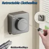 Retractable Clothesline Indoor Retracting Clothes Drying Laundry Line Wall Mounted Non-Sagging Outdoor Clothes Hanger Line 1