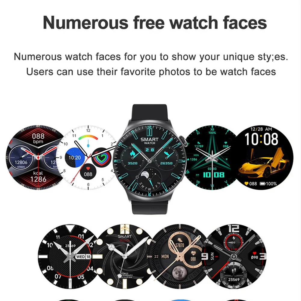 ������� ��� ����Ʈ ��ġ ��ħ�� ECG �� PPG �������� ��ȭ, 1.5 ��ġ 454*454 HD ȭ��, 3 in 1Sport, 2023 ����ǰ