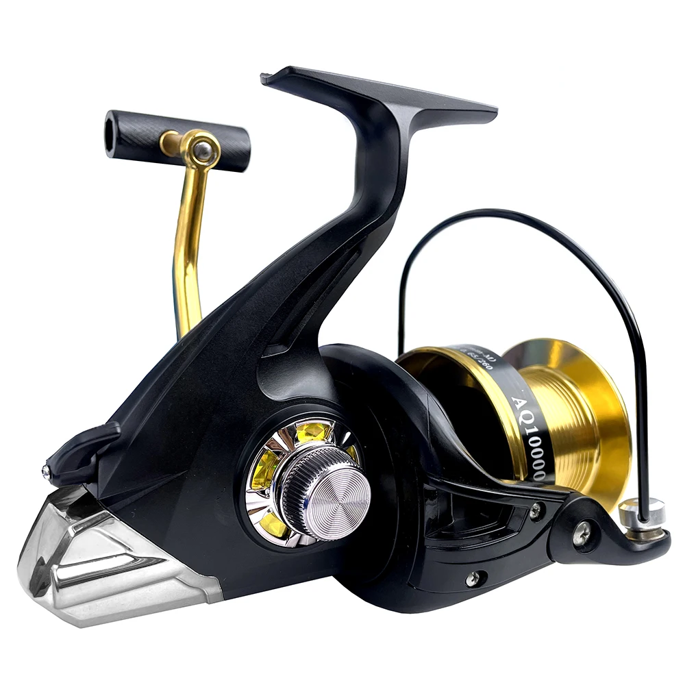 

Long Casting Jigging Spinning Reel 8000/9000/10000 Series Surf Fishing Reels 15KG Drag Gear Ratio: 4.9:1 Saltwater Big Reel