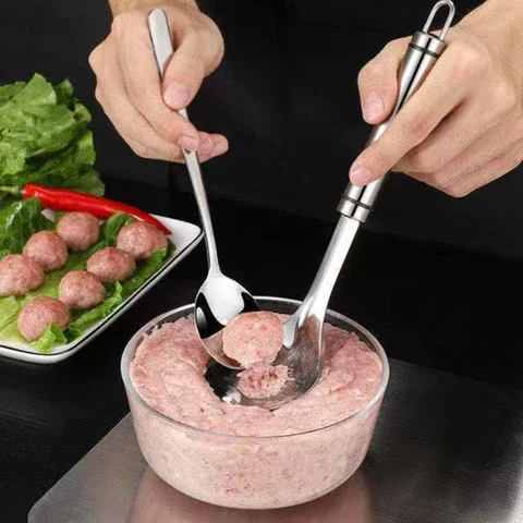 

1pcs Meat Baller Cooking Tool Kitchen Gadgets Non Stick Meatball Spoon Ball Maker for Kids Kitchen Accessories Cuisine