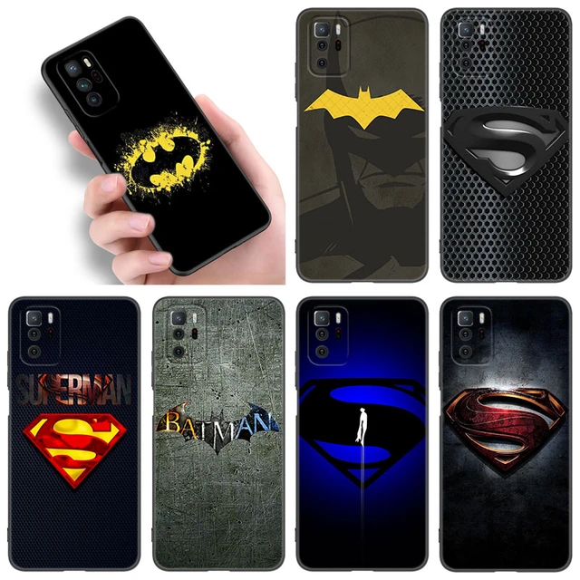 Funda de teléfono con logotipo de Superman Batman para Xiaomi Redmi Note 7,  8, 9, 10 Lite, 11, 11E, 11T, 12 Pro, 11S, 4G, 10T, 5G, 8T, 9S, 10S,  cubierta negra suave - AliExpress