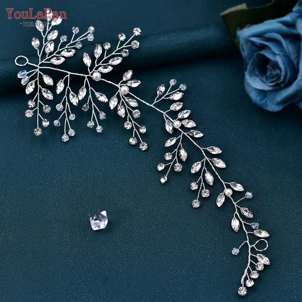 Wedding Party Headdress Hair Accessories Fascinator Crystal Rhinestone Headpieces