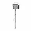 Plastic Pole Handle Retractable Fishing Net Retractable Design Floating Objects Clean Aquarium Fishing Net Black 6