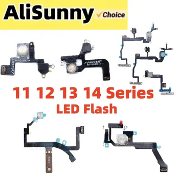 1pcs LED Flash Light Sensor Flex Cable For iPhone 12 14 Plus 13 Pro Max 11 Proximity Distance Ambient Parts