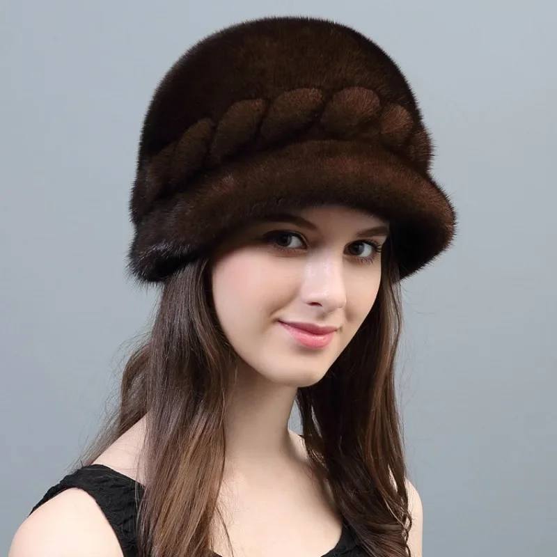 Норковая шапка детская зимняя уличная