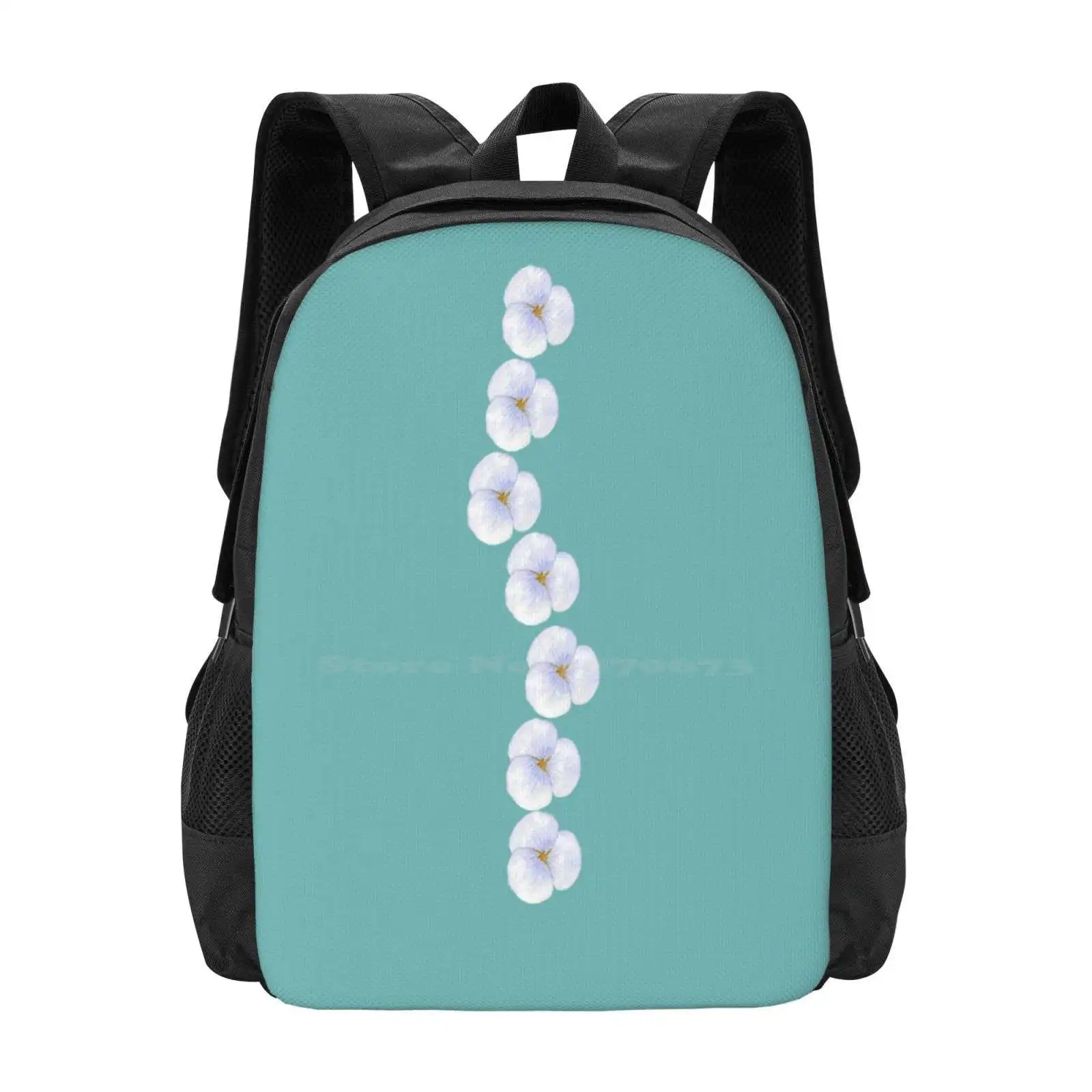 

S - Curve белая Цветочная Акварельная школьная сумка для сколиоза большой вместимости рюкзак для ноутбука сколиоз для жизни сколиоз сильная сколиоза