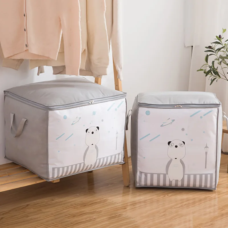 Large Foldable Storage Bag Organizer Clothes Container For Blanket Comforter 