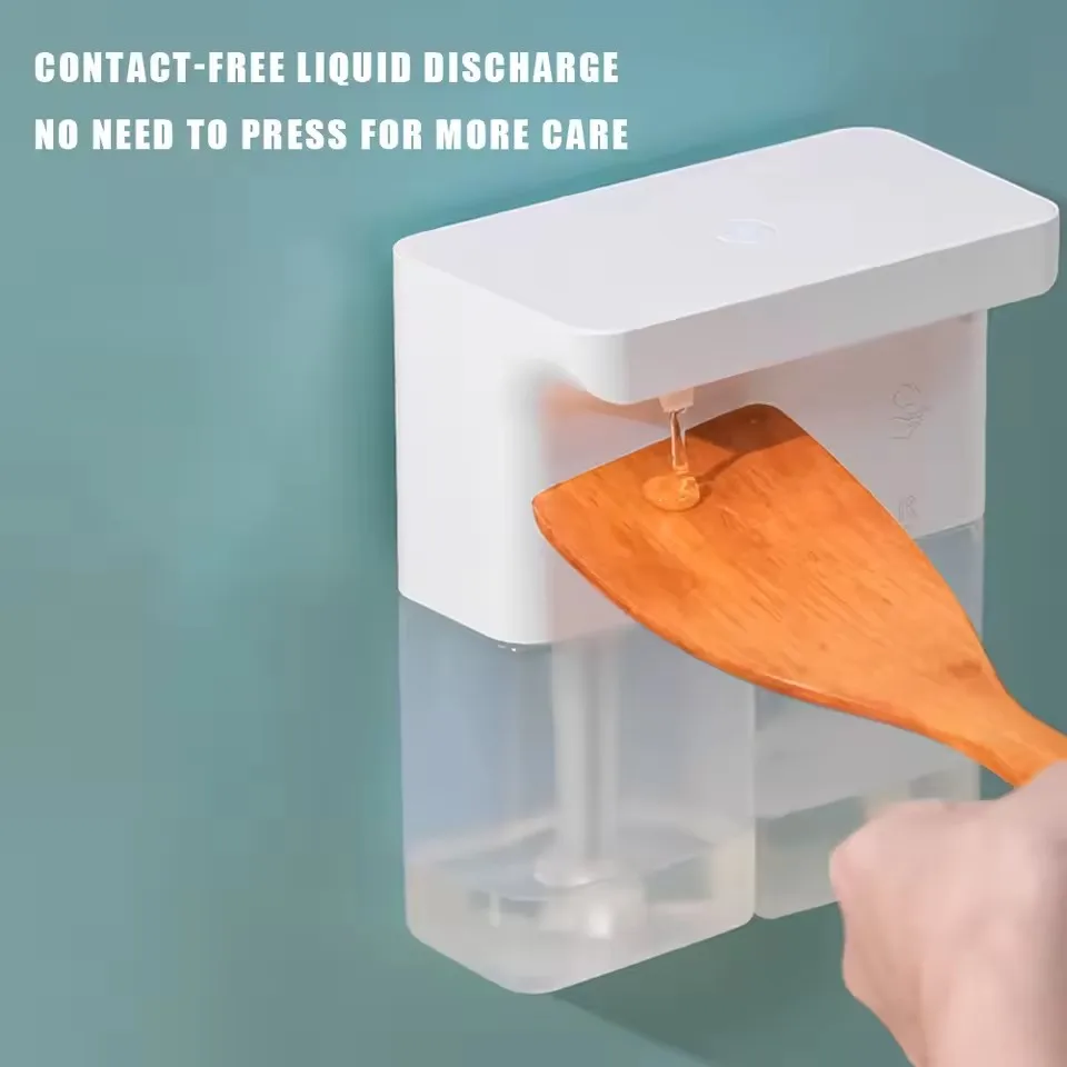 300ML*2 Big Capacity Double-Head Intelligent Hand Washing Machine Wall-Mounted Touchless Electric Automatic Sense Soap Dispenser soap dispenser soap pump soap dispenser head wall mounted dispenser