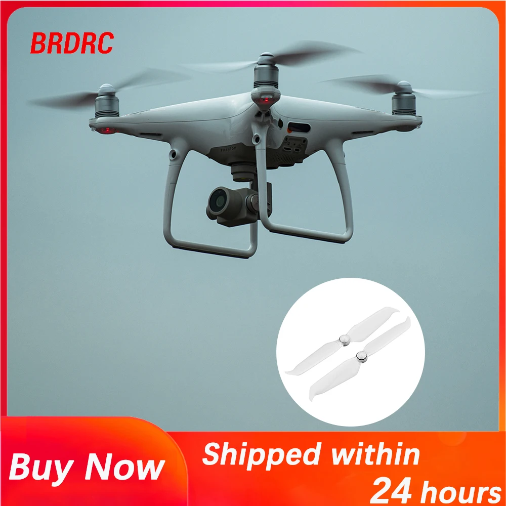 BRDRC Propeller DJI Phantom 4 Pro/V2.0/4 Advanced Drone Low Noise Blade Quick Release Props 9455S Noise Reduction Propeller drone propeller,drone propellers,drone propeller blades,propeller replacement parts