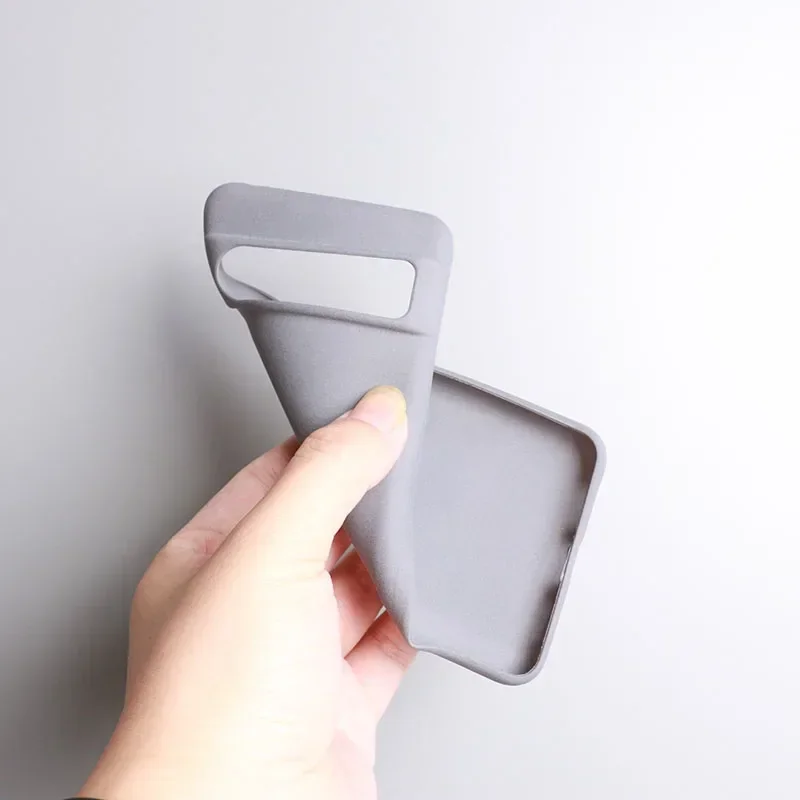 Matte Sandstone Silicone Soft Back Cover