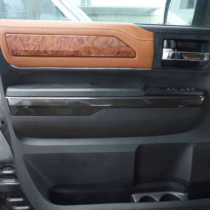 

4 шт., декоративные наклейки для подлокотника двери автомобиля Toyota Tundra 2014-2021
