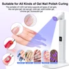 UV LED Nail Lamp Mini UV LED Nail Dryer Stand Lamp for Manicure Portable Nail Drying Lamp Professional Ultraviolet Nail Light 2