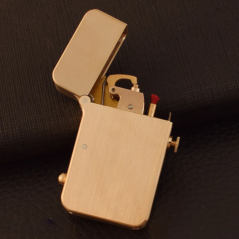 RarePreciousGasolineLightersRetroMechanicalGearsAutomatic