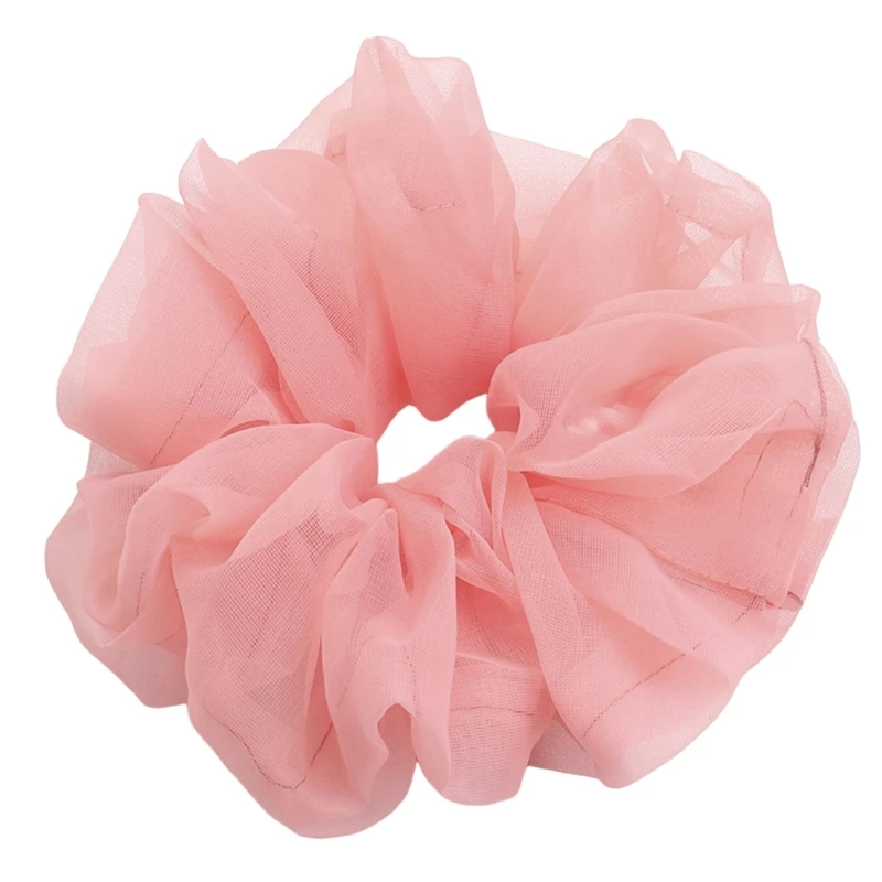 

Organza Scrunchies Hair Ties Scrunchie Elastic Hair Bands Rope for Women Girls