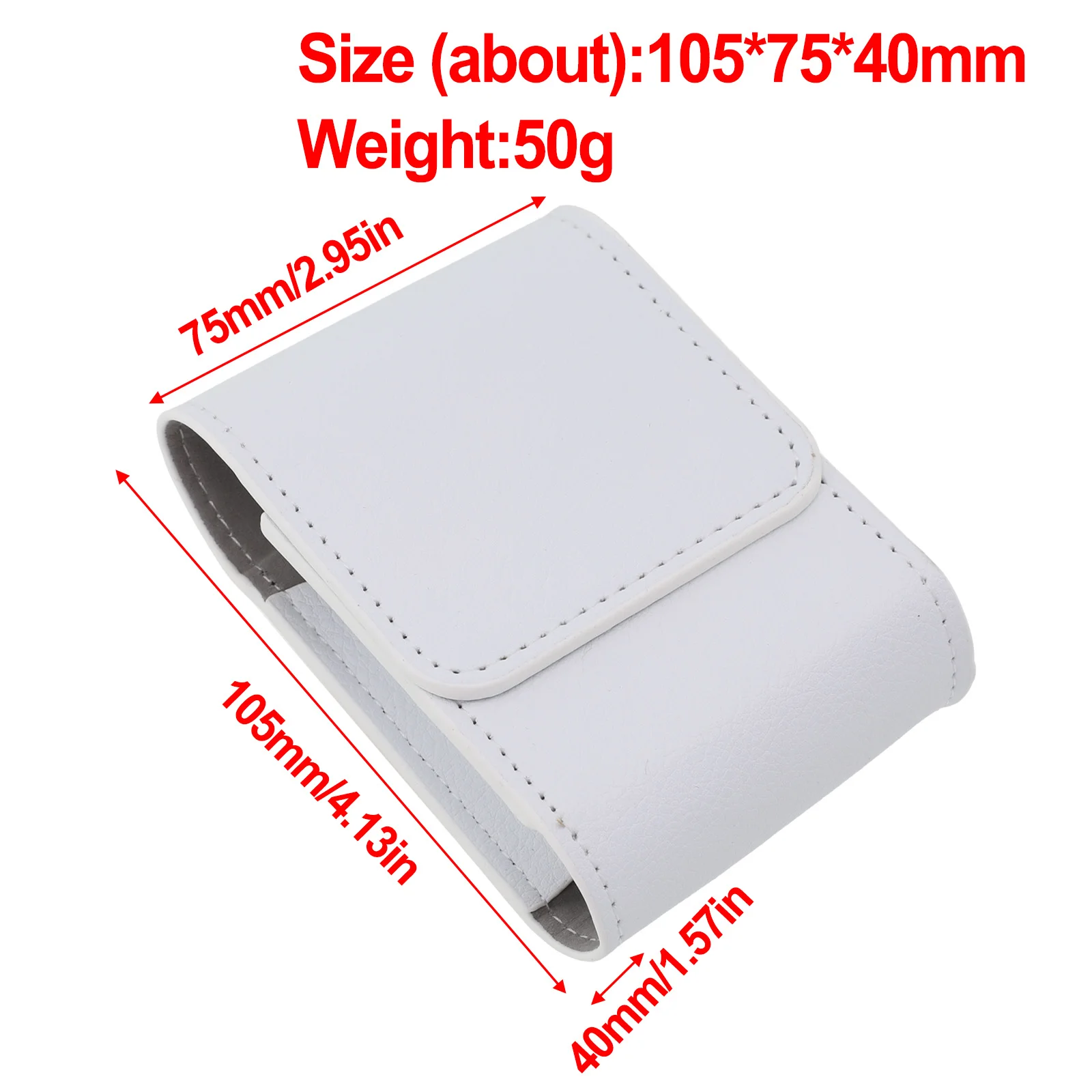

Protective Carrying Case for Golf Rangefinder Leather Bag with Magnetic Button Moisture Proof and Pressure Resistant