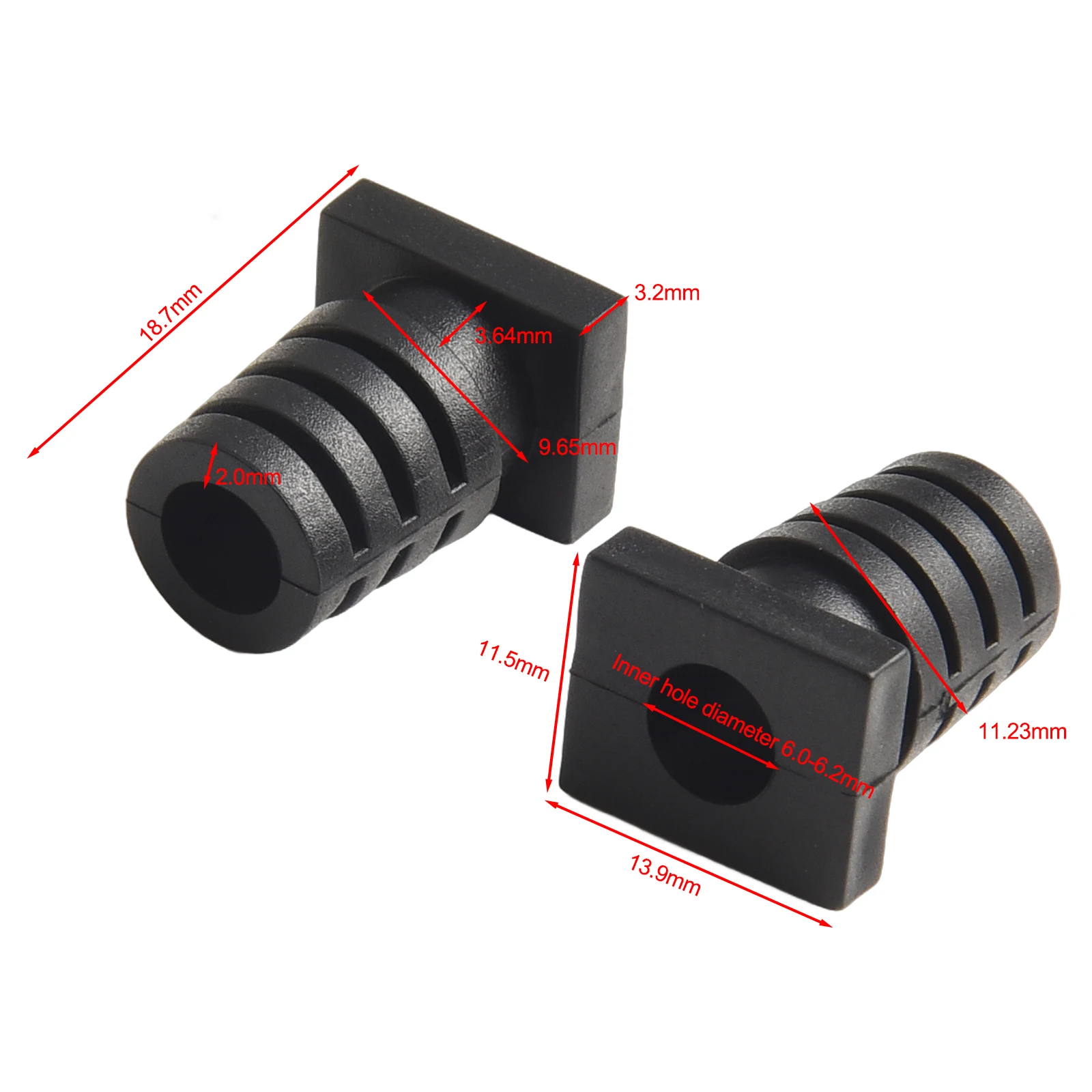10pcs PVC Cable Gland Connector Rubber Sheath Cable Sleeve For Aviation Plug Protection Cover Power Tools Protection Cover