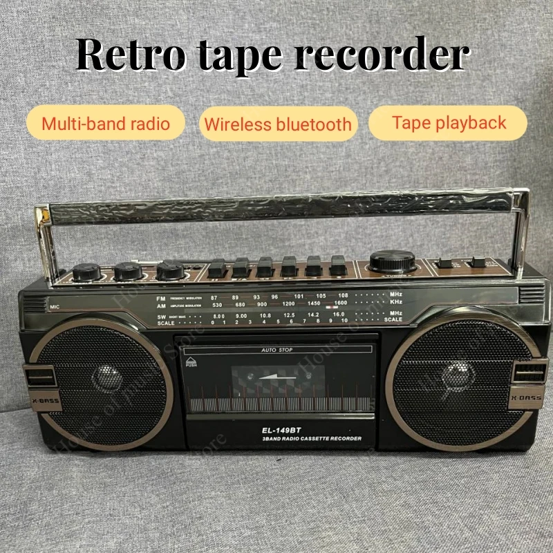 Portable-Stereo-Transistor-AM-FM-SW-Muti-band-Radio-USB-MP3-Player-Tape ...