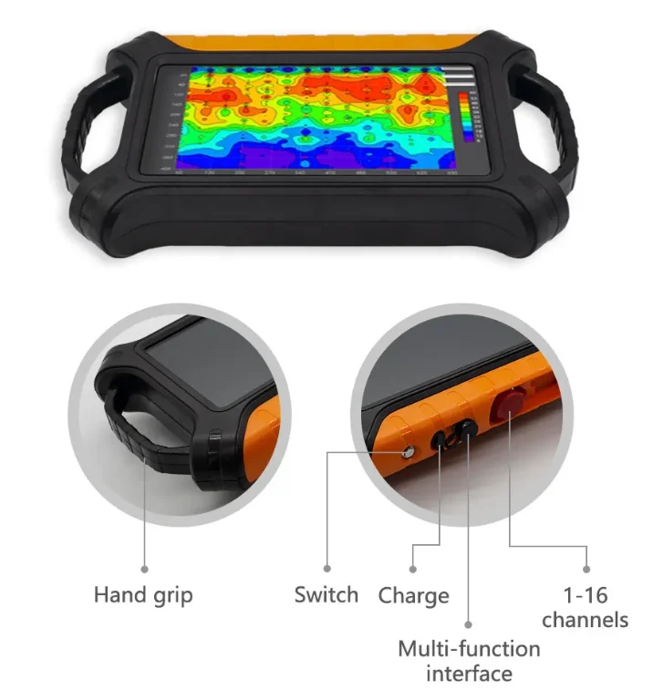 High Accuracy Underground Water Detector ADMT-500AX-16D Groundwater Finder Water