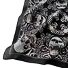Skull Digital Print Headscarf Cotton Bandanas Hiphop Head Scarf Music Festival Headwrap Cycling Dancing Handkerchief 5