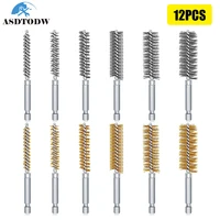 Stainless Steel Drilling Brush Twisted Wire Stainless Steel Cleaning Brushes For Electric Drill Impact Tool Cleaning 2