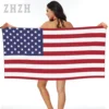 More Design United States Flag USA America Emblem Bath Towel Quick dry Microfiber Absorbing Soft Water Breathable Beach Swimming 1