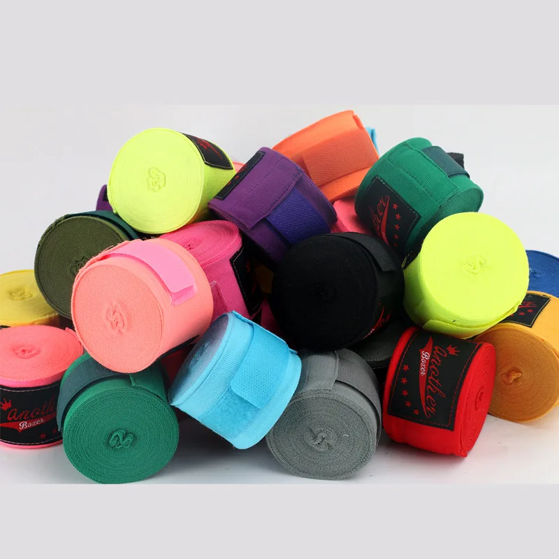 Cotton Boxing Hand Wraps – 2 Rolls, 5M Sports Strap for Kickboxing and MMA Training