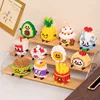 Food styling, mini building block toys, fruit stacking, desktop decoration, collection, collage, cute models, Christmas gifts 1