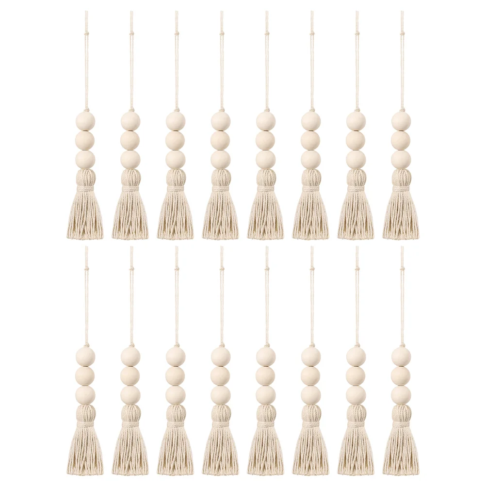 

Hanging Cotton Rope Decoration Rustic Wall Adornment Bead Ornament for Beaded Christmas Decorations