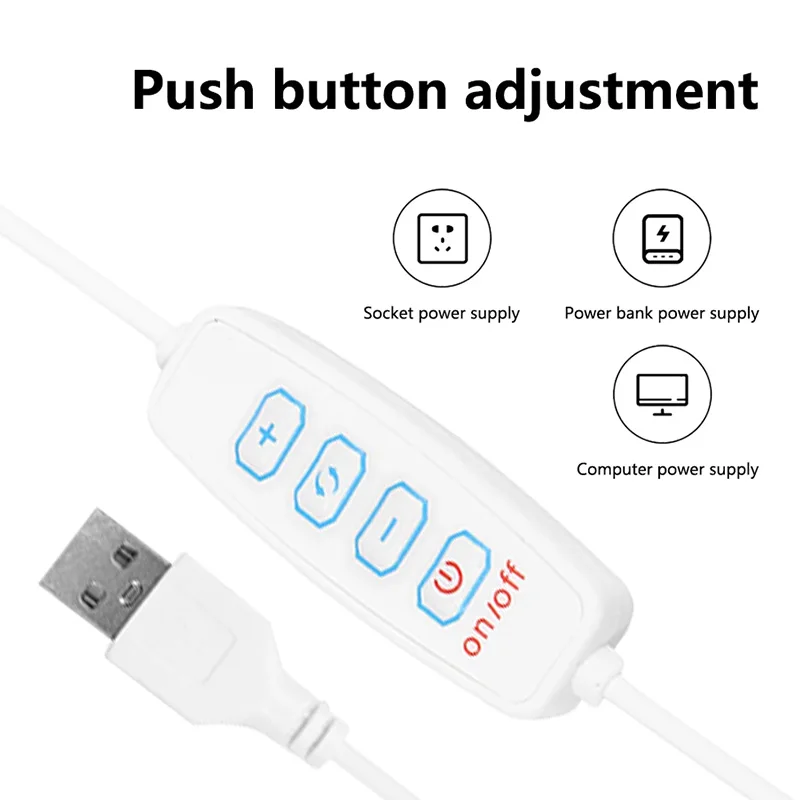 멀티 스타일 LED 책상 램프 USB 터치 디밍 E27 3색 조명 가정용 침실 거실 예술 장식 테이블 조명