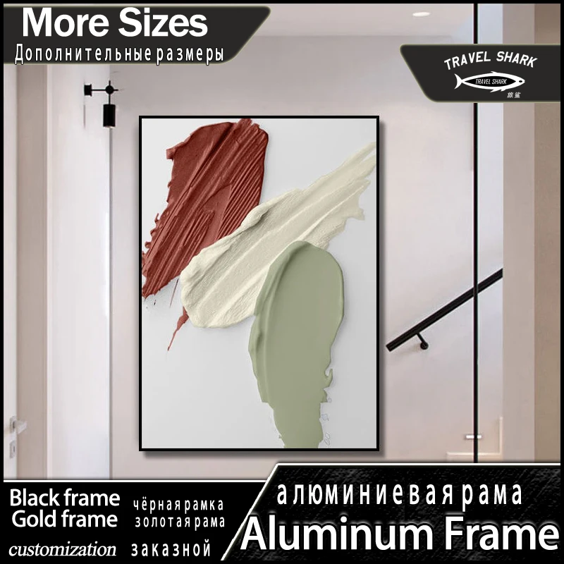 

Nordic Home Decoration Oil Painting By Aisle Corridor Hanging Mural Pictures Poster Wall Art Prints of Hotel Decor With Frame